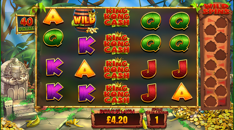 Play King Kong Cash Slot Game Online at ICE36 Casino