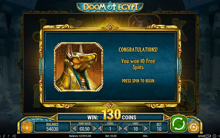 Doom of Egypt Slots ICE36