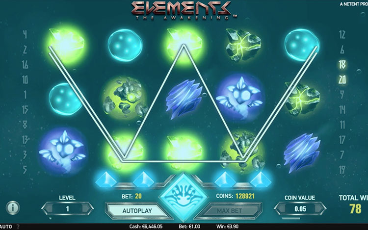 Elements: The Awakening Slots ICE36