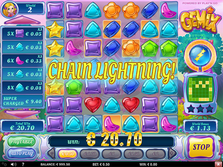 Play Gemix Slot Game Online at ICE36 UK Casino