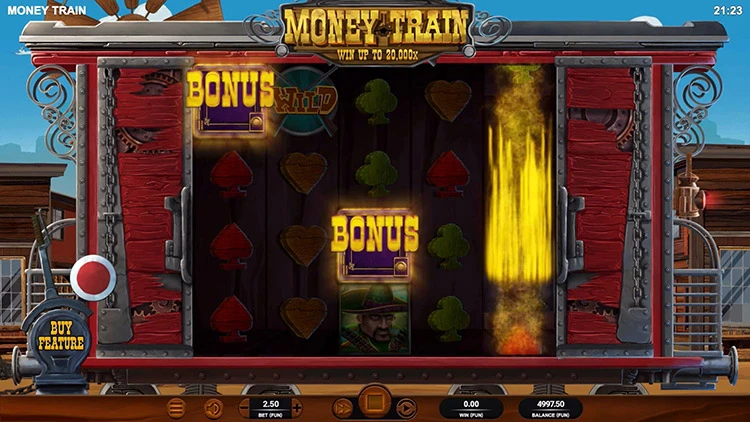 Play Money Train Slot Game at ICE36