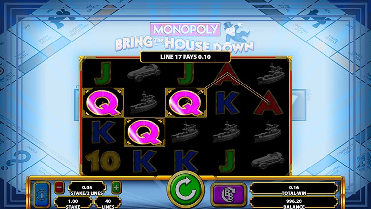 Monopoly Bring the House Down Slots ICE36
