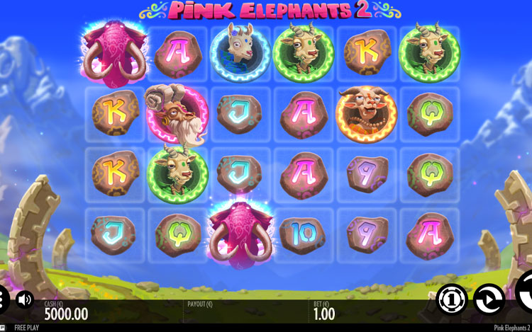Pink Elephants 2 Slots ICE36