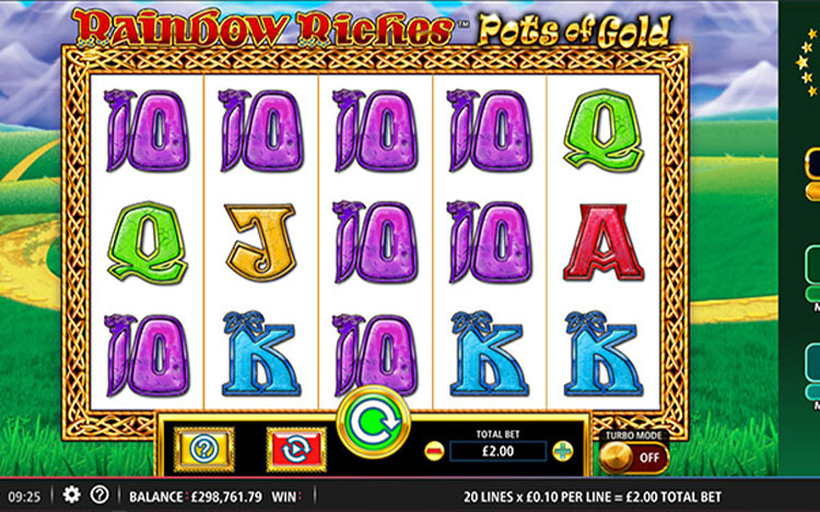 Rainbow Riches Pots of Gold Slots ICE36