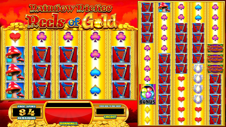 Rainbow Riches Reels of Gold Slots ICE36